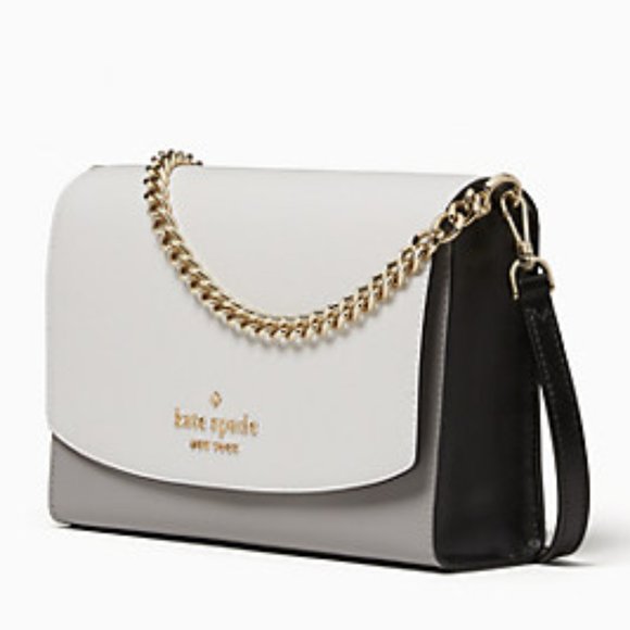 Kate Spade NIMBUS GREY MULTI Carson Colorblock Convertible Crossbody NWT - Picture 3 of 5